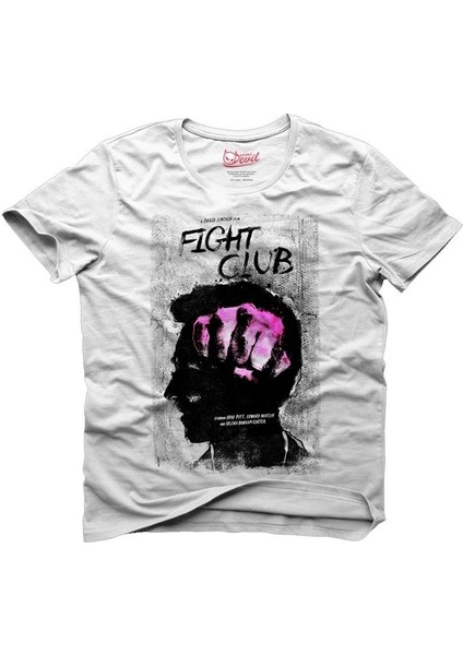 Fight Club The Narrator Punch Beyaz Erkek T-Shirt