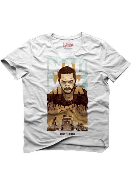 Mad Max Fury Road Beyaz Erkek T-Shirt