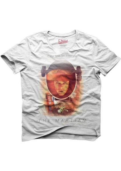 The Martian Beyaz Erkek T-Shirt