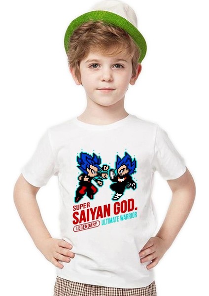 Dragon ball saiyan God. Erkek Çocuk T-Shirt