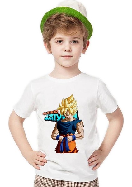 Dragon ball super saiyan Erkek Çocuk T-Shirt