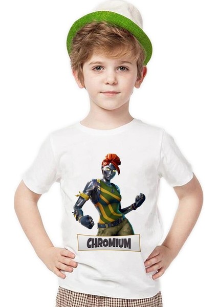 Fortnite Chromium Erkek Çocuk T-Shirt