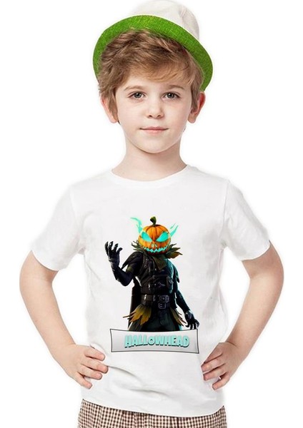 Fortnite Hallowhead Erkek Çocuk T-Shirt