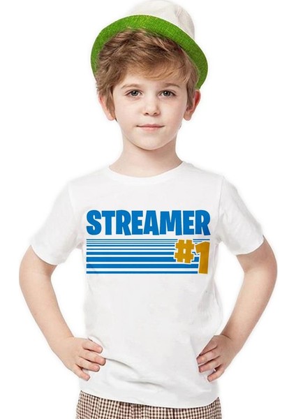 Fortnite Streamer Erkek Çocuk T-Shirt