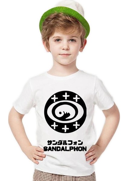 One Punch Man Evangelion sandalhon Erkek Çocuk T-Shirt