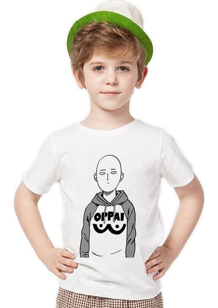 One Punch Man oppai Erkek Çocuk T-Shirt