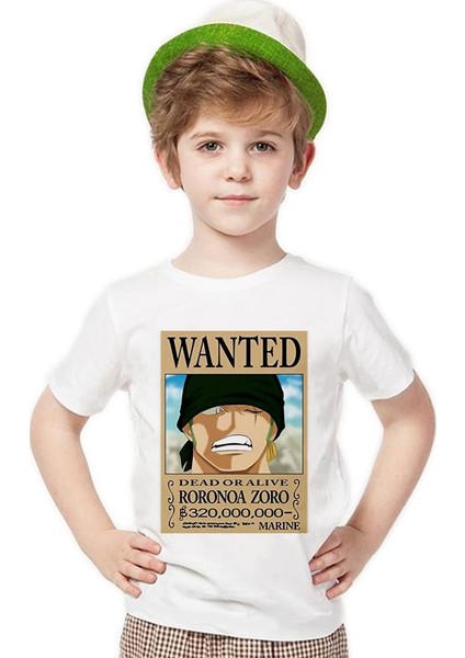 One Punch Man Wanted Erkek Çocuk T-Shirt
