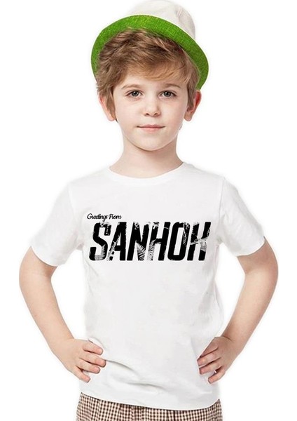 Pubg greeting from sanhok Erkek Çocuk T-Shirt