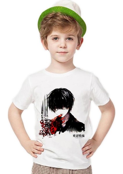 Tokyo Ghoul ken kaneki Erkek Çocuk T-Shirt