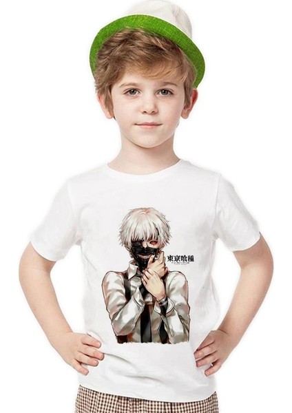 Tokyo Ghoul ken kaneki Erkek Çocuk T-Shirt
