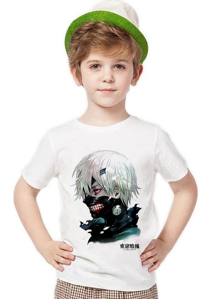 Tokyo Ghoul ken kaneki Erkek Çocuk T-Shirt