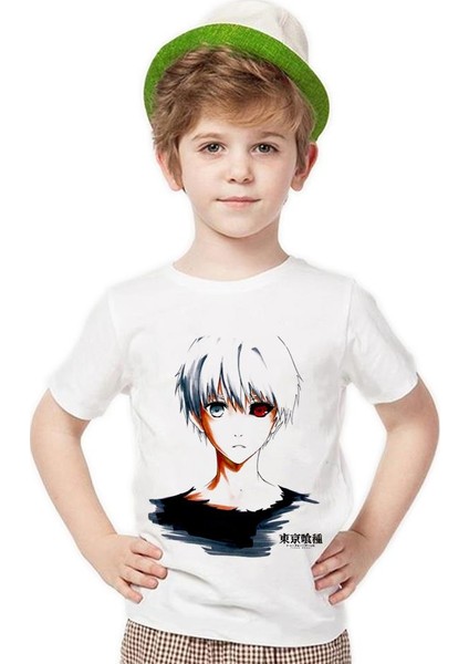 Tokyo Ghoul ken kaneki Erkek Çocuk T-Shirt