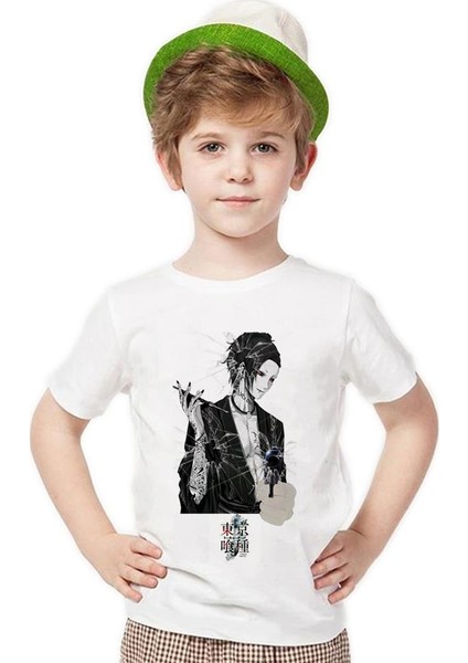 Tokyo Ghoul ken kaneki Erkek Çocuk T-Shirt
