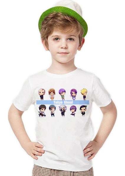 Tokyo Ghoul ken kaneki Erkek Çocuk T-Shirt