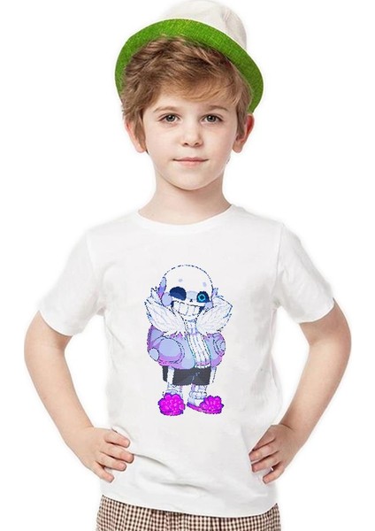 Undertale mozaik Erkek Çocuk T-Shirt