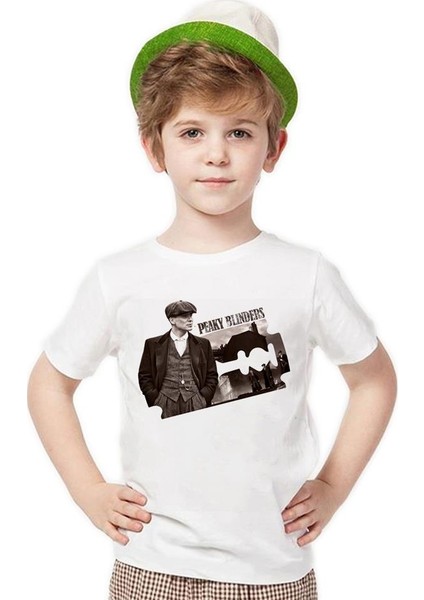 Peaky blinders Tommy Shelby Erkek Çocuk T-Shirt