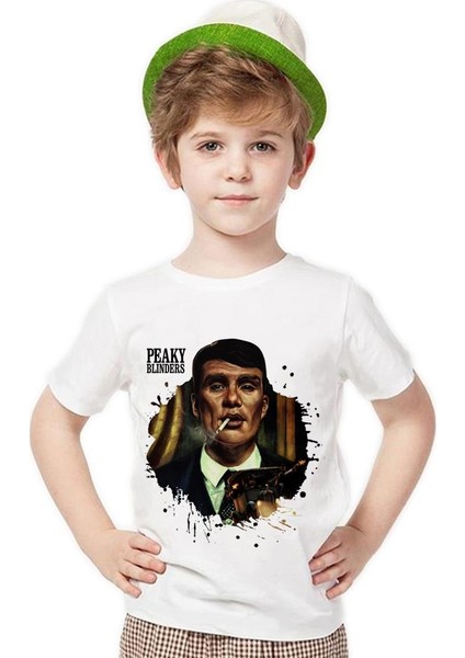 Peaky blinders Tommy Shelby Erkek Çocuk T-Shirt