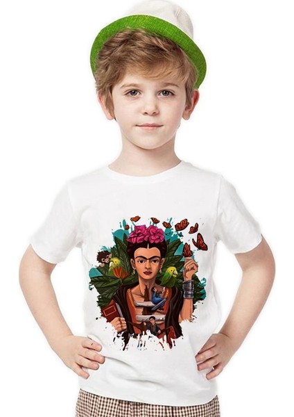 Frida Kahlo Erkek Çocuk T-Shirt