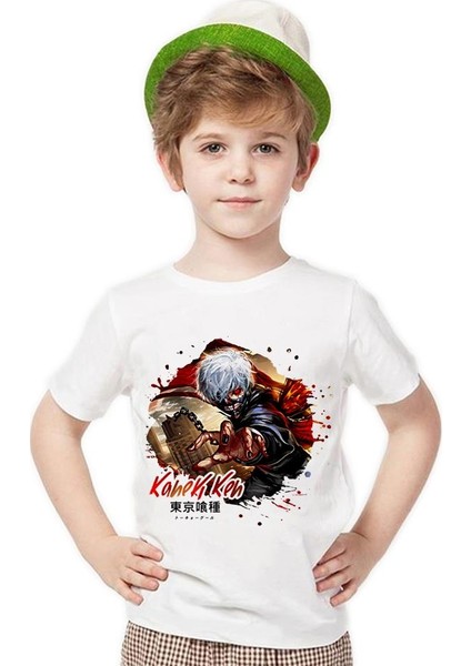 Tokyo Ghoul ken kaneki Erkek Çocuk T-Shirt
