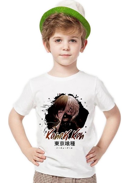 Tokyo Ghoul ken kaneki Erkek Çocuk T-Shirt
