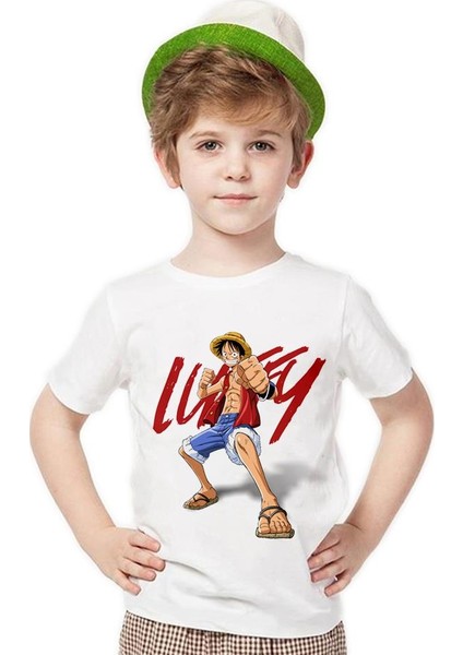 One Piece Monkey D. Luffy Erkek Çocuk T-Shirt
