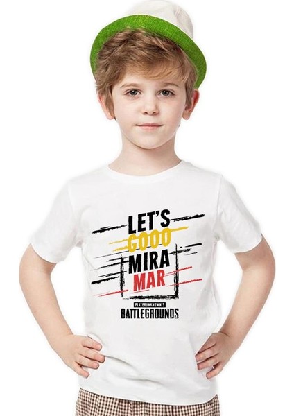 Pubg Lets goo Miramar Erkek Çocuk T-Shirt
