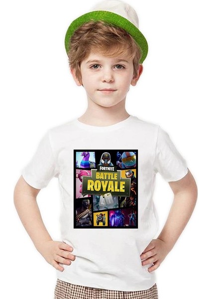 Fortnite Battele Royal GTA Erkek Çocuk T-Shirt