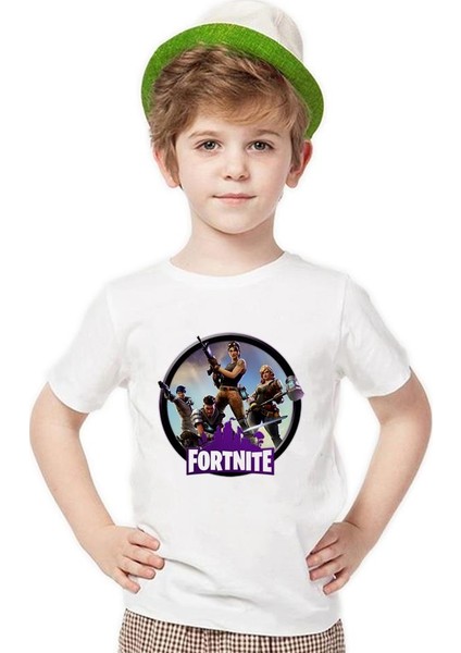 Fortnite Battele Royal GTA Erkek Çocuk T-Shirt