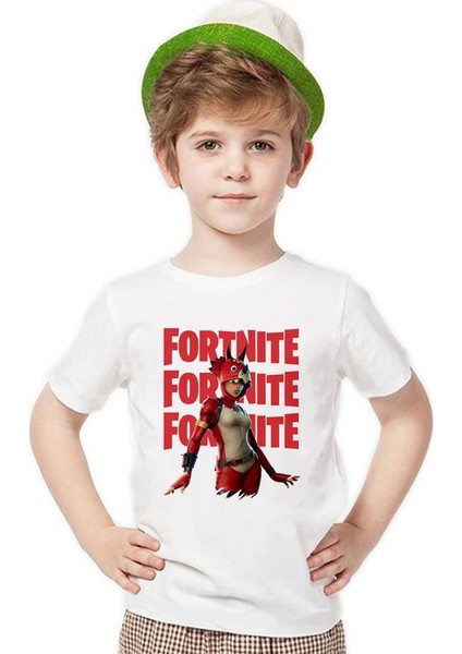 Fortnite Battle Royale Extra-Terrestrial Erkek Çocuk T-Shirt