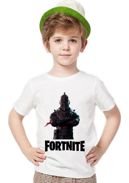 Fortnite Kara Şovalye Erkek Çocuk T-Shirt