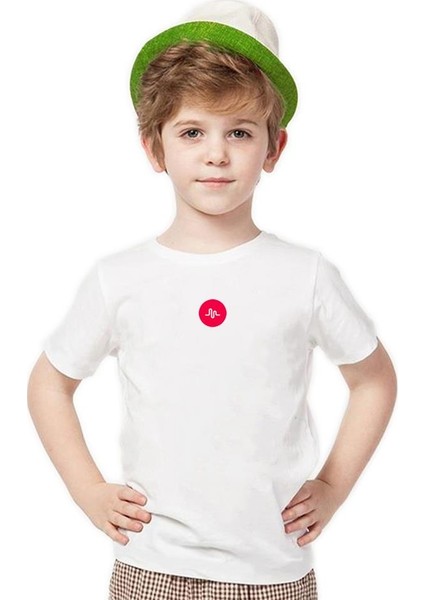 Tik Tok Musically Logo ly Erkek Çocuk T-Shirt
