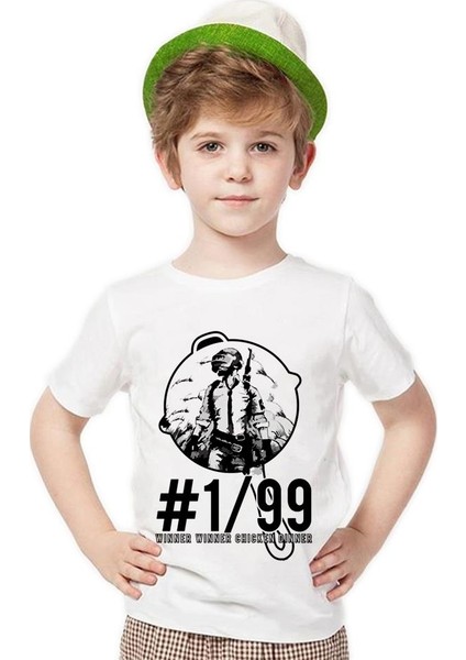 Pubg #1/99 Erkek Çocuk T-Shirt