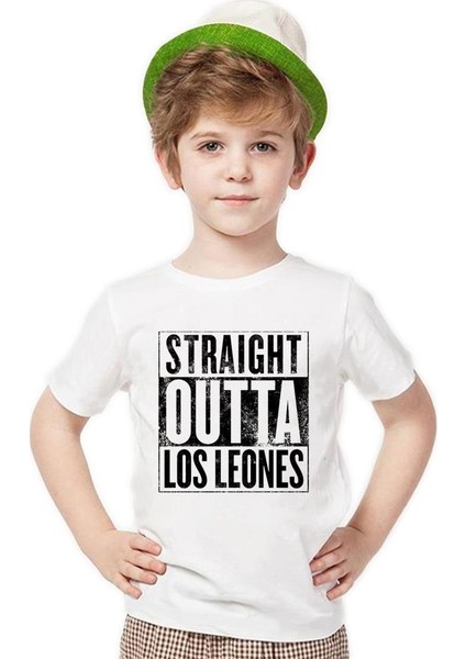 Pubg straıght outta los leones Erkek Çocuk T-Shirt
