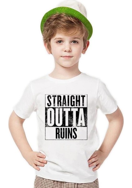 Pubg straıght outta ruıns Erkek Çocuk T-Shirt