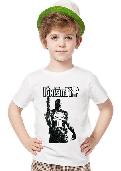 The Punisher Frank Castle Jon Bernthal Erkek Çocuk T-Shirt