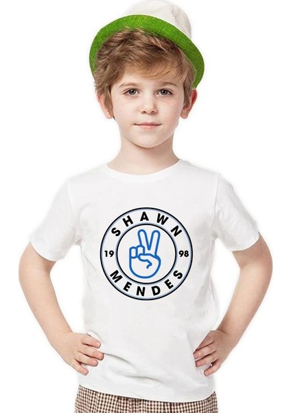 Shawn Mendes Peace 1998 logo Erkek Çocuk T-Shirt