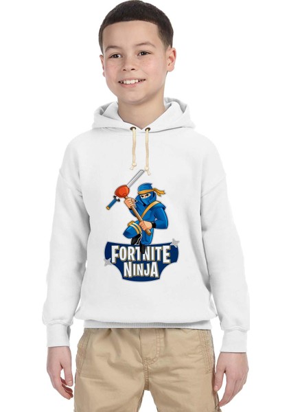 Fortnite ninja Çocuk Sweatshirt