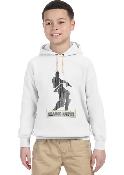 Fortnite Orange Justice Dance Çocuk Sweatshirt