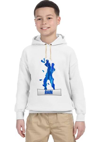 Fortnite Rain Dance Blue Çocuk Sweatshirt