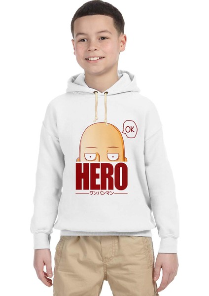 One Punch Man Hero ok Çocuk Sweatshirt
