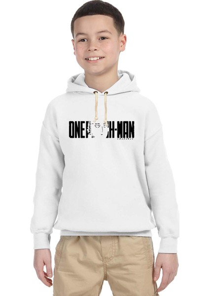 One Punch Man logo Çocuk Sweatshirt
