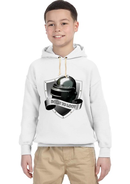 Pubg Born to loot Çocuk Sweatshirt