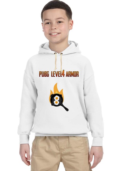 Pubg Level4 Armor Çocuk Sweatshirt