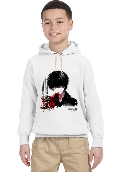 Tokyo Ghoul ken kaneki Çocuk Sweatshirt