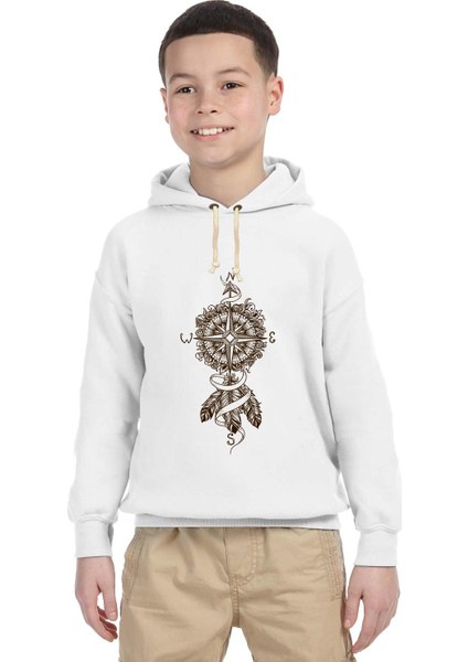 Dreamcatcher pusula Çocuk Sweatshirt