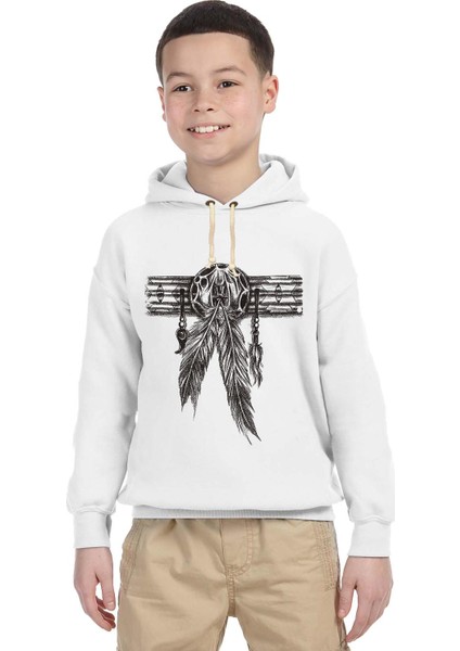 Dreamcatcher wolf tuy Çocuk Sweatshirt