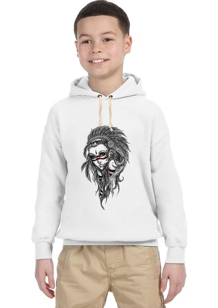 Kızılderili kız Çocuk Sweatshirt