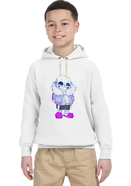 Undertale mozaik Çocuk Sweatshirt