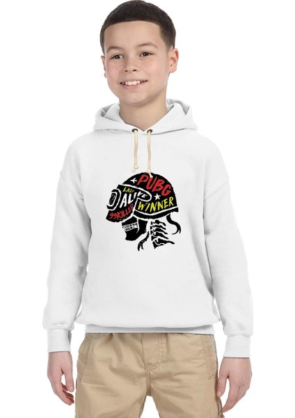 Pubg kurukafa Çocuk Sweatshirt