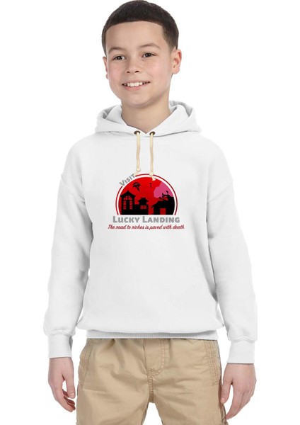 Fortnite Visit Lucky Landing Çocuk Sweatshirt